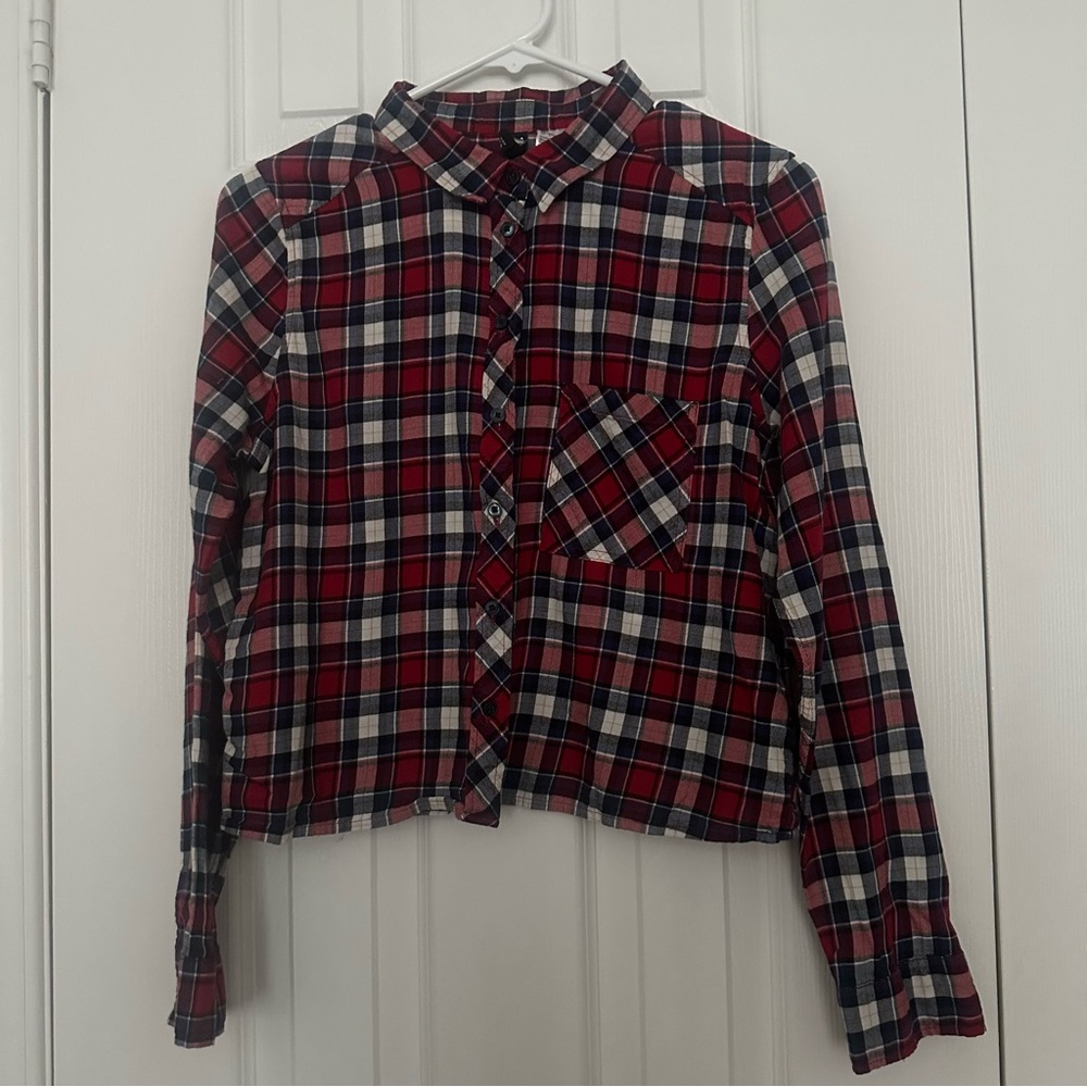 Divided Plaid Shirt